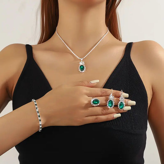 Seloria Grevalyn Smycke Set | Vitguld