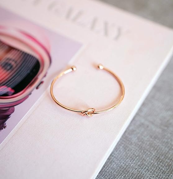 Kärlek Knut Oändlighet Armband | Guld