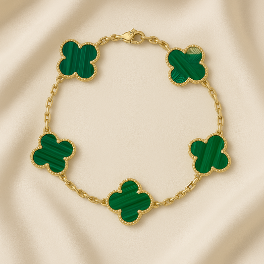 Clover Armband Grön