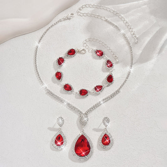 Thalira Bloodwynne Smycke Set | Vitguld
