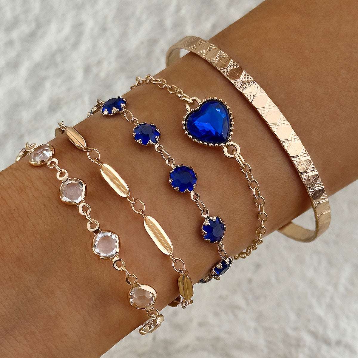 Aveline Northblue Armband Set | Guld