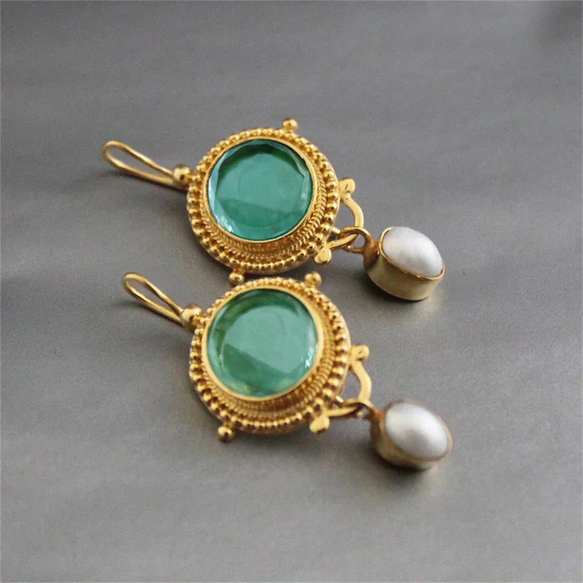 Treasured Turkos Gem Örhängen