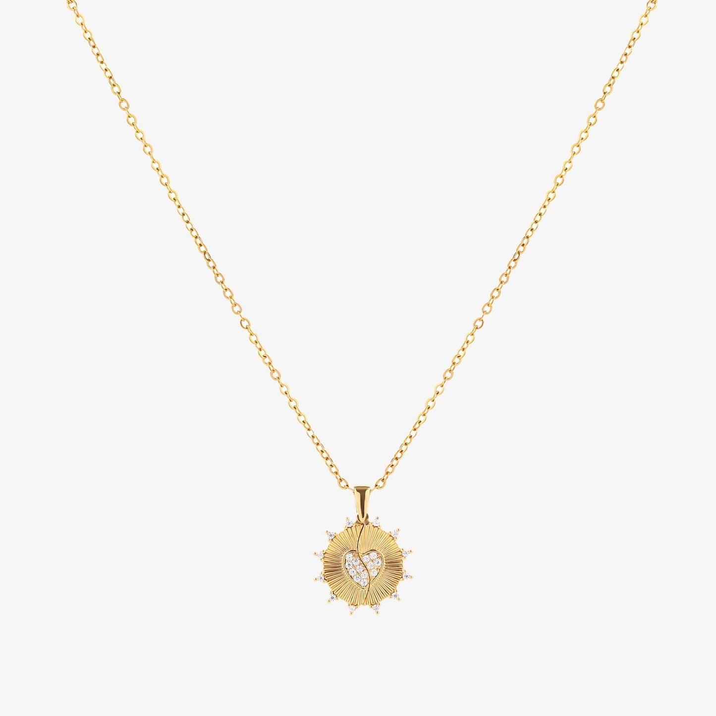 Sunray Kärlek Halsband | Guld