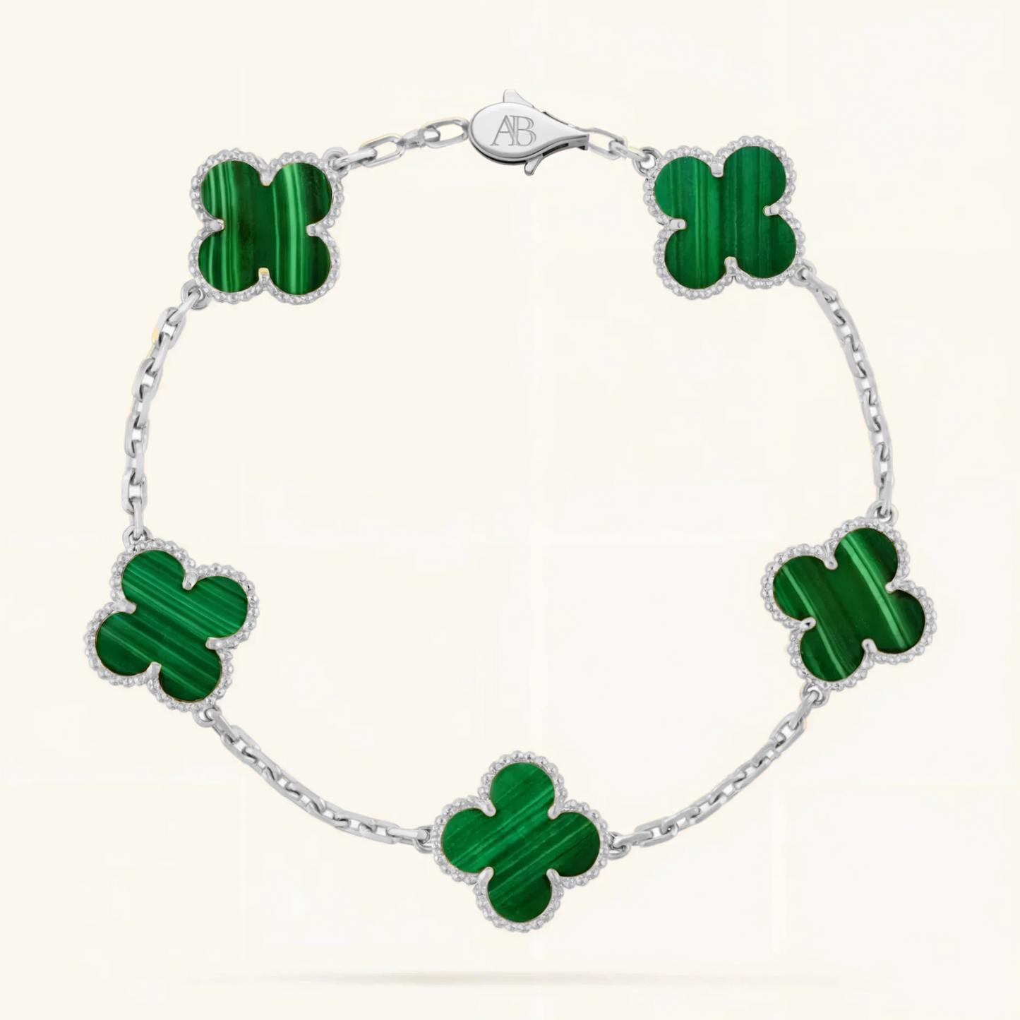 Clover Armband Grön