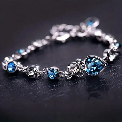 Hav Hjärta Glow Armband | Vitguld