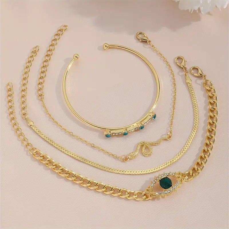 Serpina Veyra Armband Set | Guld