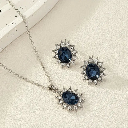 Katya Azuryn Smycke Set | Vitguld