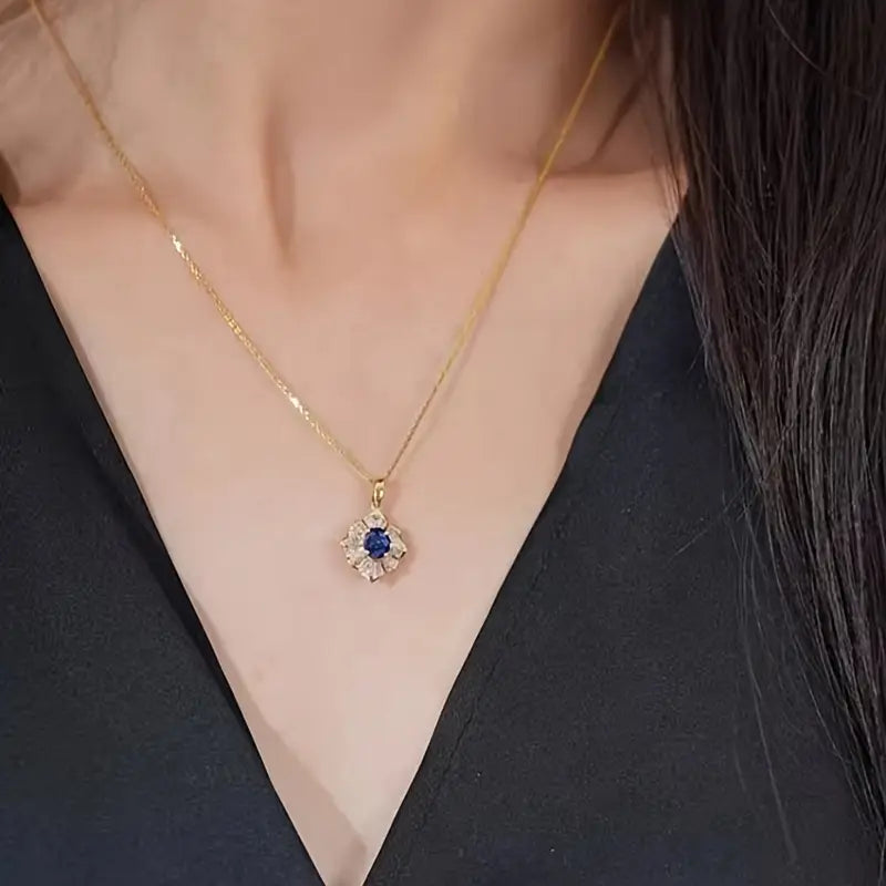 Kavella Noctazure Halsband | Guld