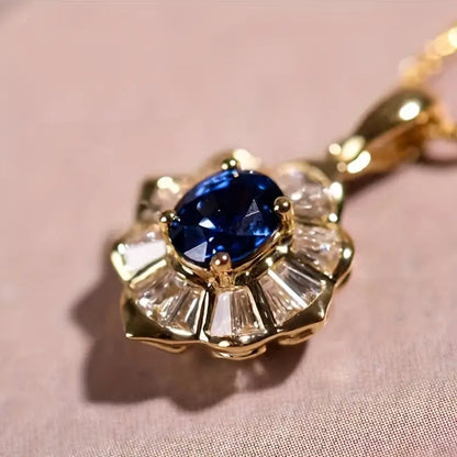 Kavella Noctazure Halsband | Guld