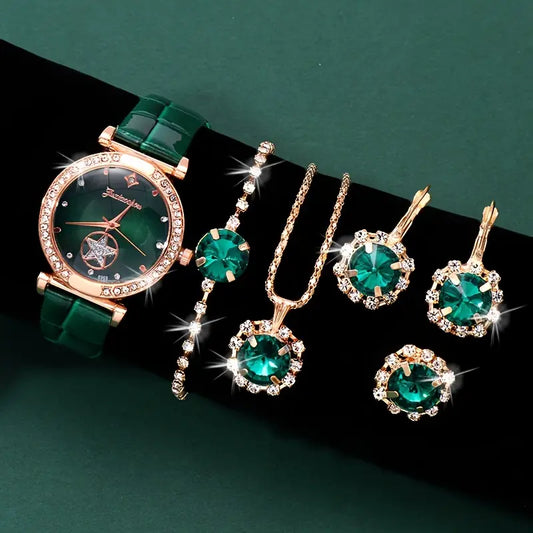 Verdantra Timecourt Smycke Set | Guld