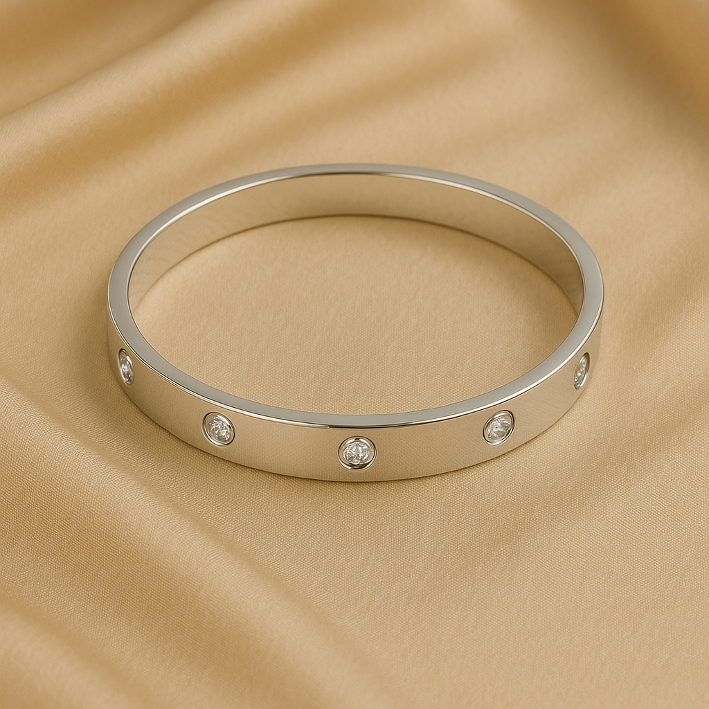 Evighet Länk Armband Diamant