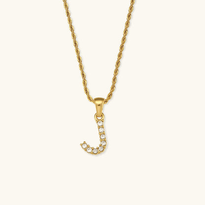 Maeve Bokstav Initial Diamanthalsband