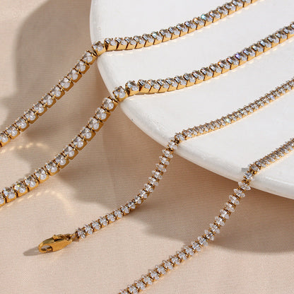 Wisteria Diamant Tennishalsband