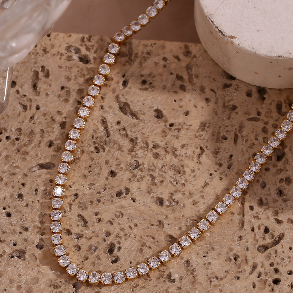 Isolde Diamant Tennishalsband