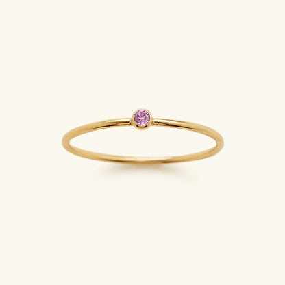 Amelia Månadssten Stapelbar Ring
