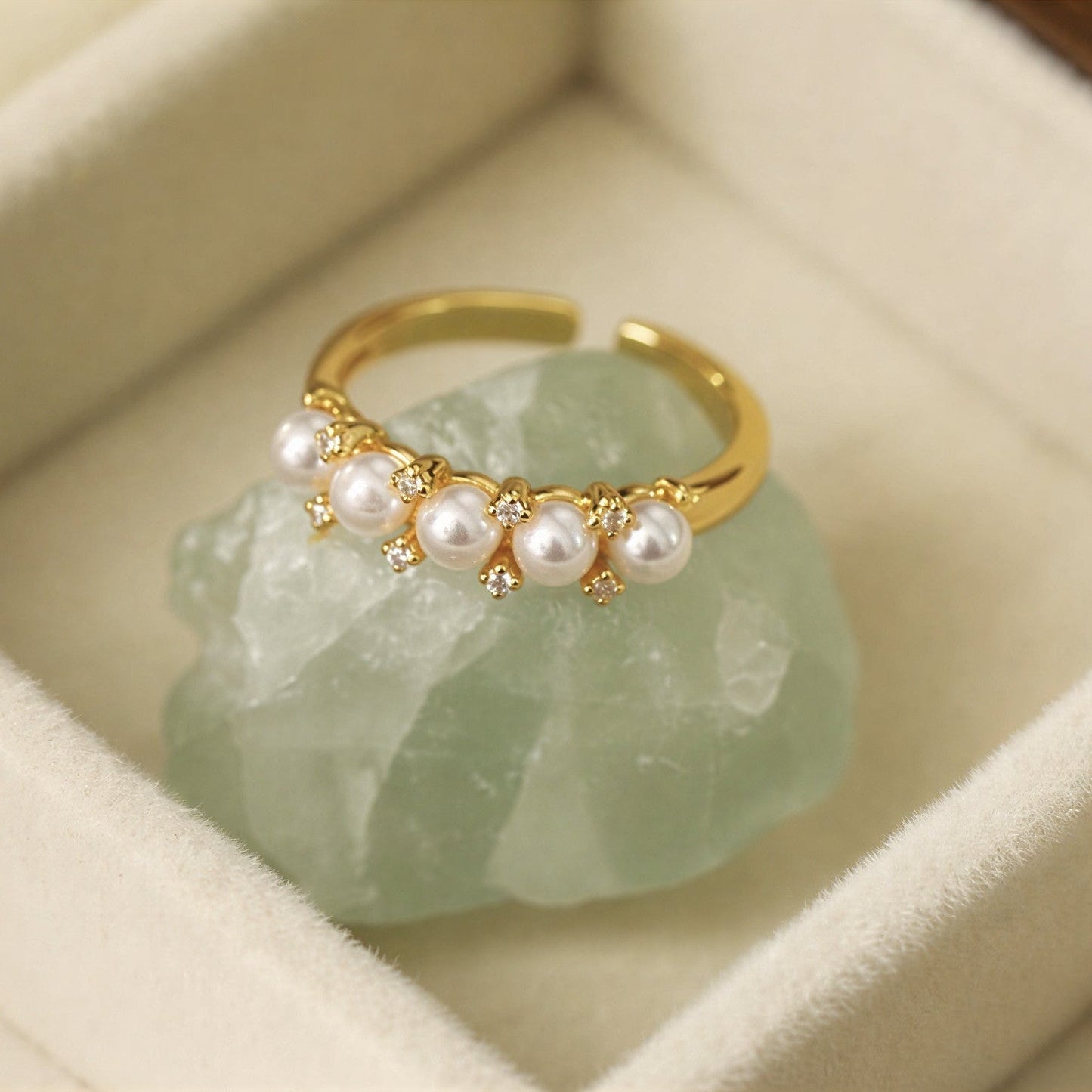 Five Pärl Guld Ring