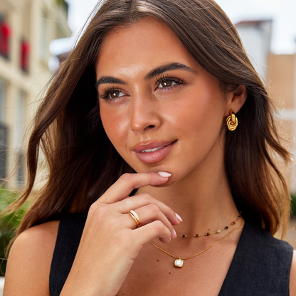 Guld Skulptural Wrap Ring