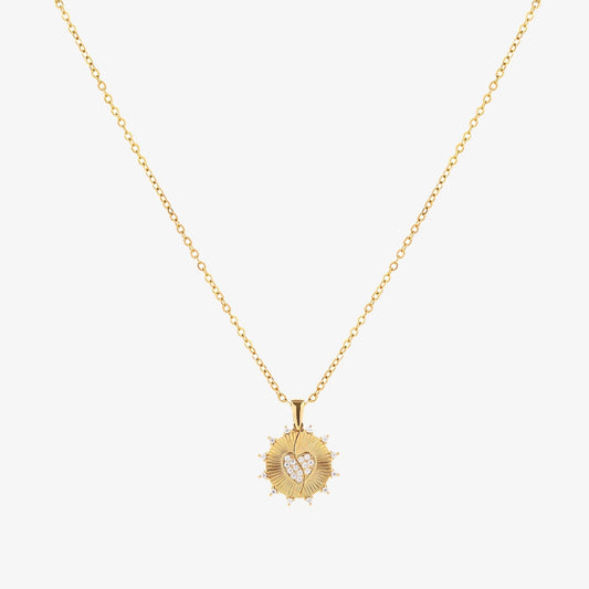 Sunray Kärlek Halsband | Guld