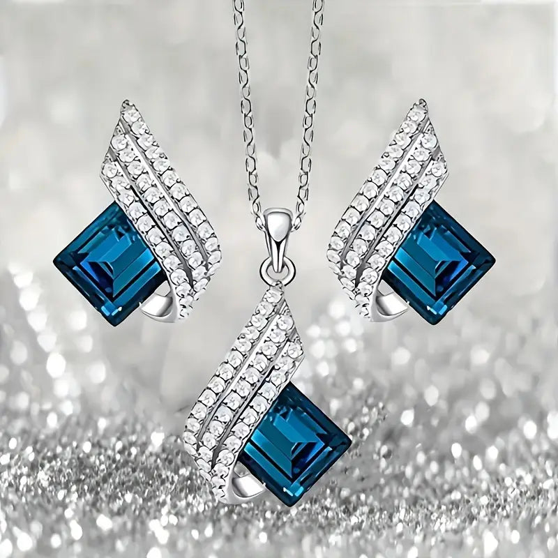 Brienne Solazure Smycke Set | Vitguld
