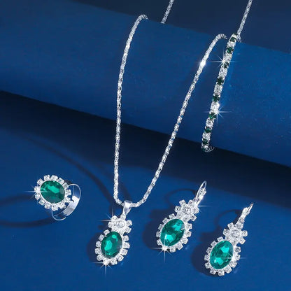 Seloria Grevalyn Smycke Set | Vitguld