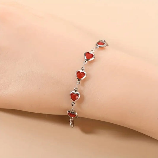 Ophelyra Garnetelle Armband | Vitguld