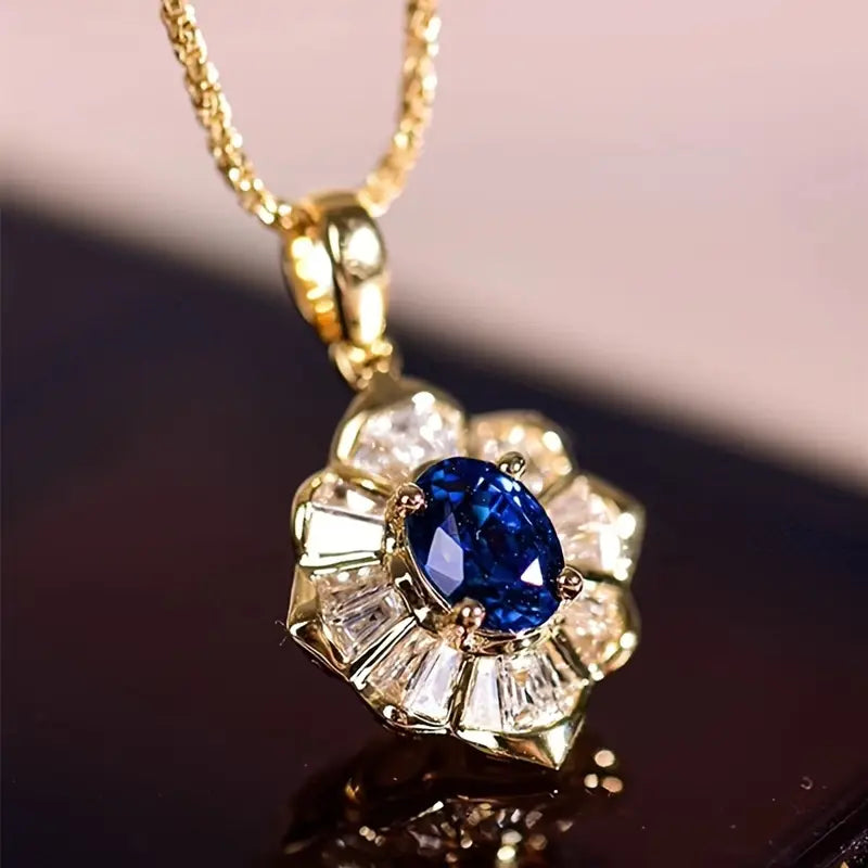 Kavella Noctazure Halsband | Guld
