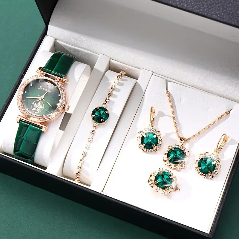 Verdantra Timecourt Smycke Set | Guld