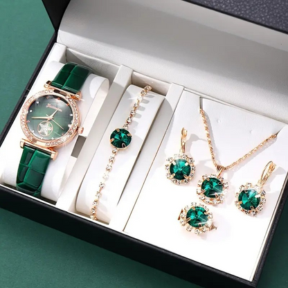 Verdantra Timecourt Smycke Set | Guld
