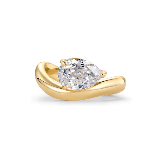 Wavy Promise Ring | Guld