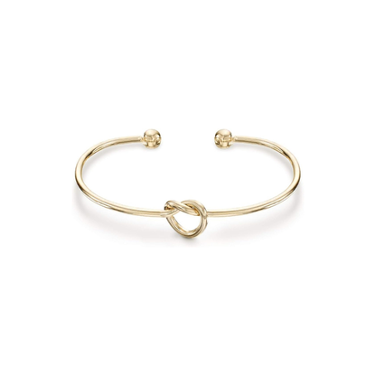 Kärlek Knut Oändlighet Armband | Guld