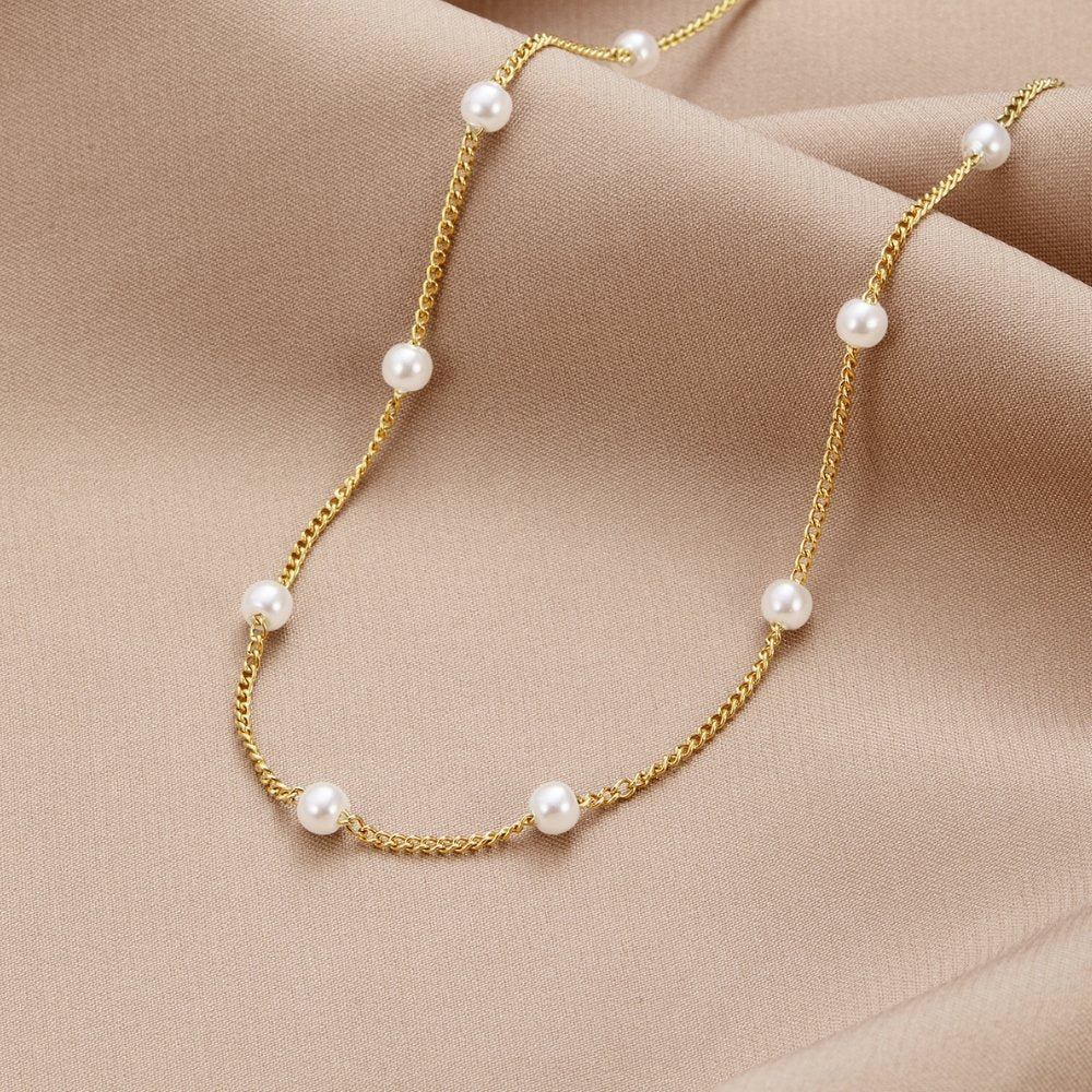 Timeless Pärl Guld Halsband